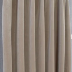 Anna Beige enfärgat Sammetstyg