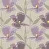 Blomsterskrud culla lila tyg
