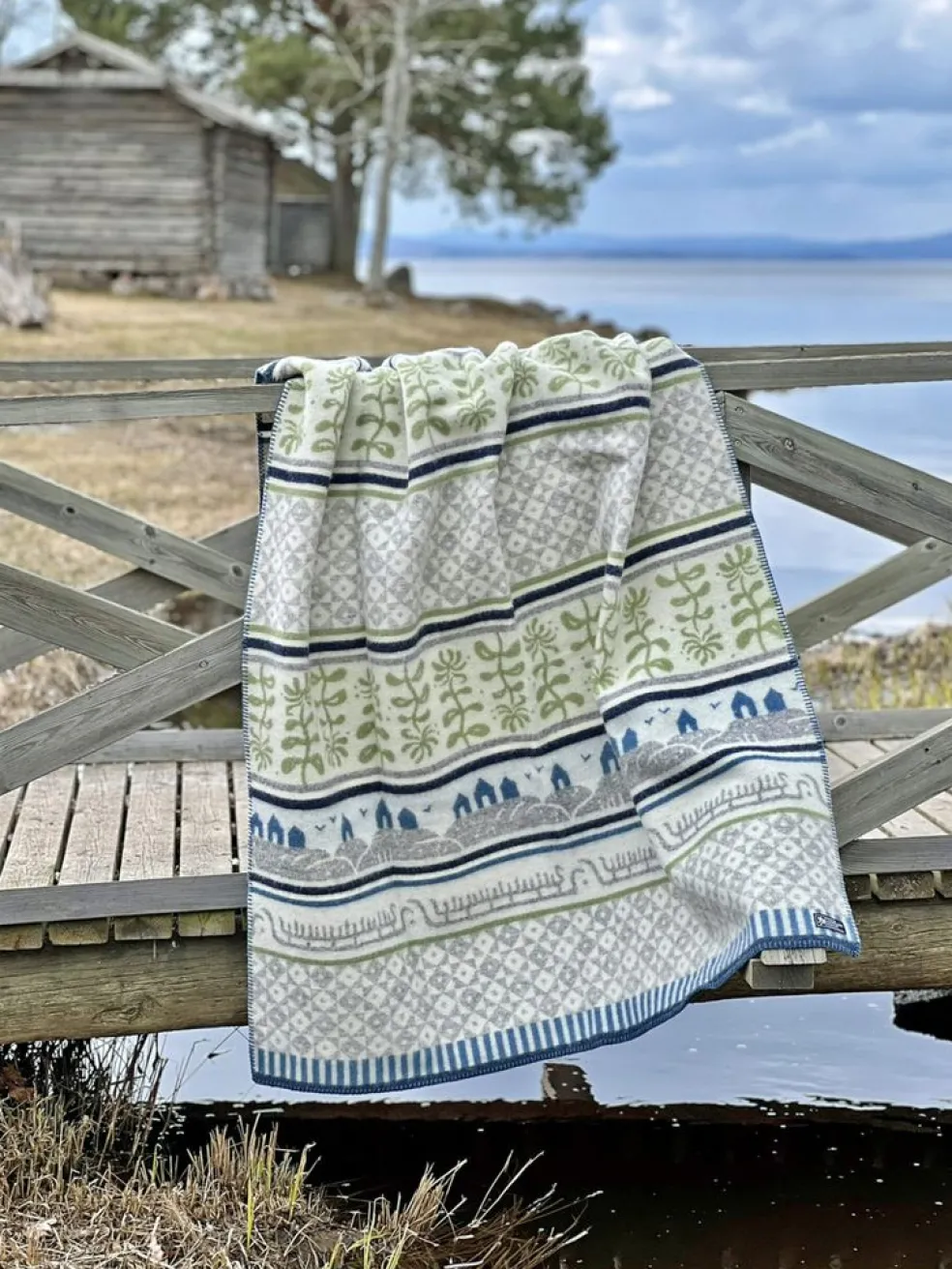 Bohus sommar ullfilt 130x180cm - Kerstin Landström Design