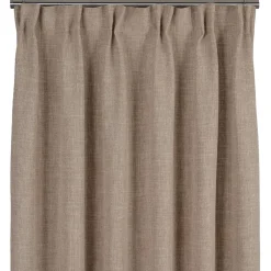 Charlie beige gardiner - elegant struktur och mjukt fall