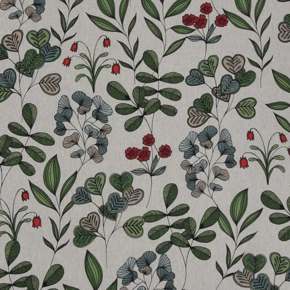 Drawn foliage tyg