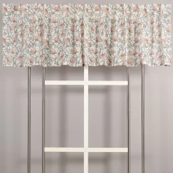 Emma grön skir gardinkappa med blomstermönster 50x250cm