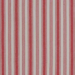 Eugene röd-beige randigt tyg