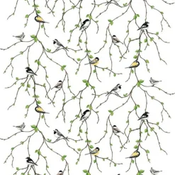 Fågelfest tyg