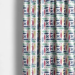Fina fisken multi tyg – färgstarkt och lekfullt designat med retro känsla