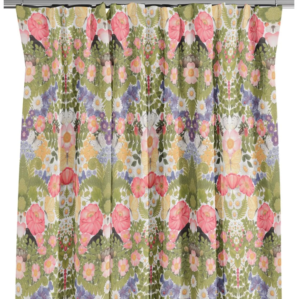 Fjärilsblom multi gardin