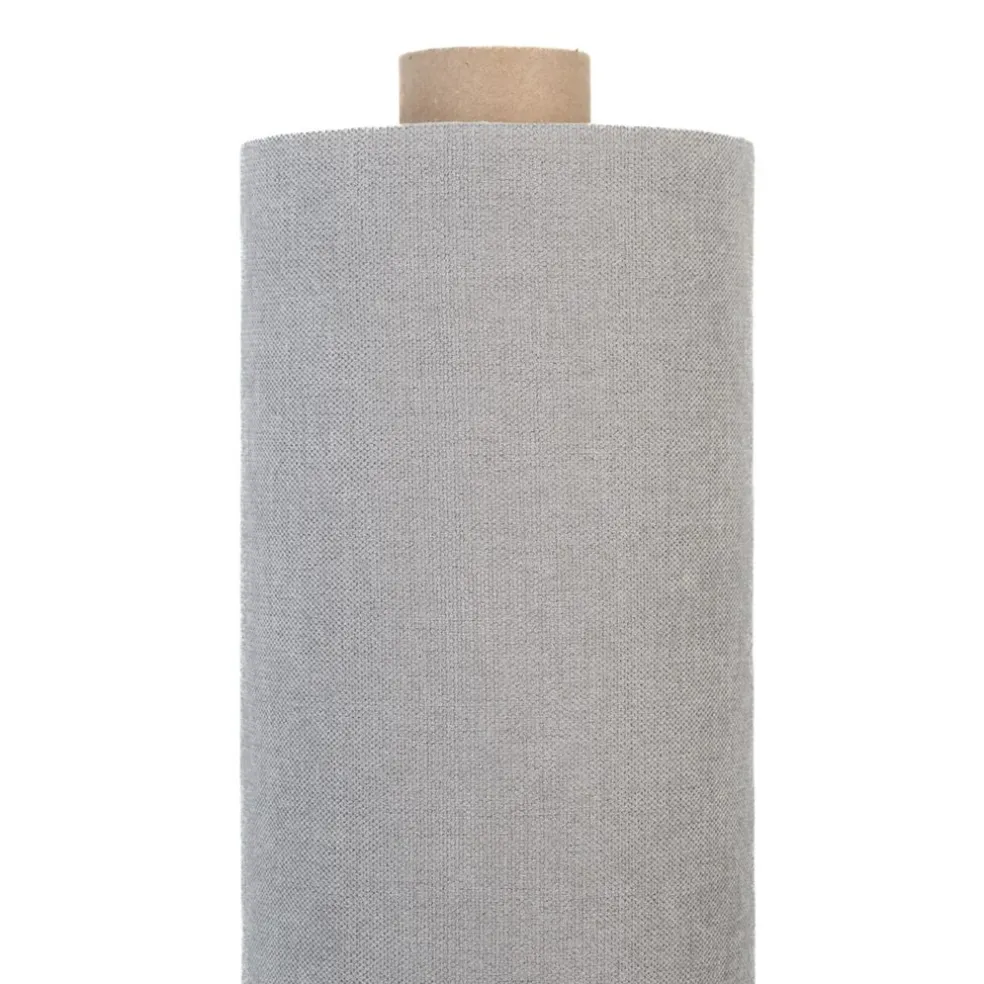 Flow silver möbeltyg – Mjuk & slitstark chenille