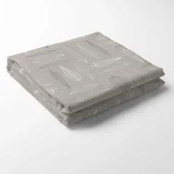 Frostblad beige bordsduk