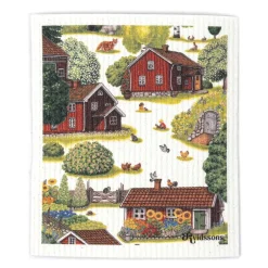 Ginaklunda disktrasa – lantligt motiv i naturligt material