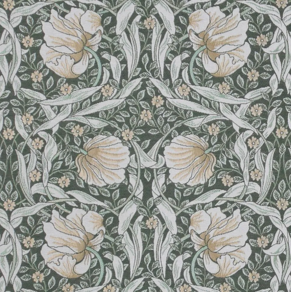 Grace grön gobeläng - Klassisk blommig Arts and Crafts design