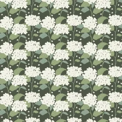 Hortensia grön tyg