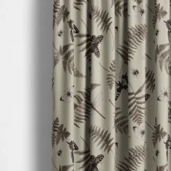 Humlan beige linnelook tyg