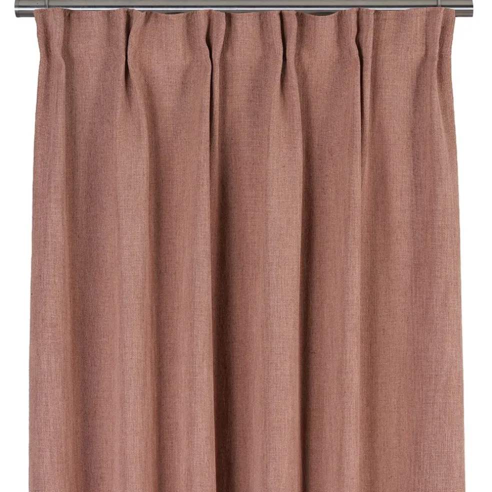 James rosa gardiner – Modern linne-look med lyxigt fall