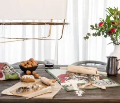 Julfest kökshandduk 40X60 - Ekelunds Linneväveri