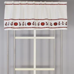 Juläpple bård gardinkappa metervara
