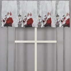 Julstämning gardinkappa metervara med klassiskt tomtemotiv