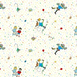 Kalas hos Pippi multi gardinkappa metervara