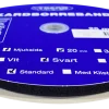 Kardborreband mjuk svart 20mm - 25m rulle