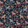 Leksand mini svart jacquard