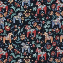 Leksand mini svart jacquard