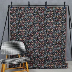 Leksand mini svart jacquard