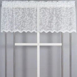Lize offwhite spets kappmetervara 50 cm – romantisk gardinkappa