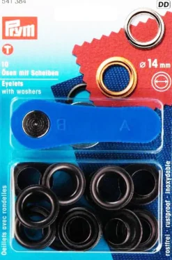 Öljetter 14mm svart