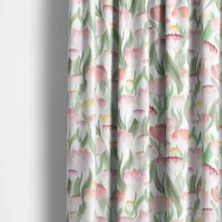 Ljuvligt rosa – blommigt tyg i mjuka rosa och gula toner