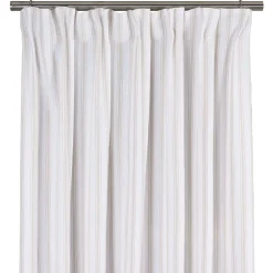 Madicken beige randiga gardiner