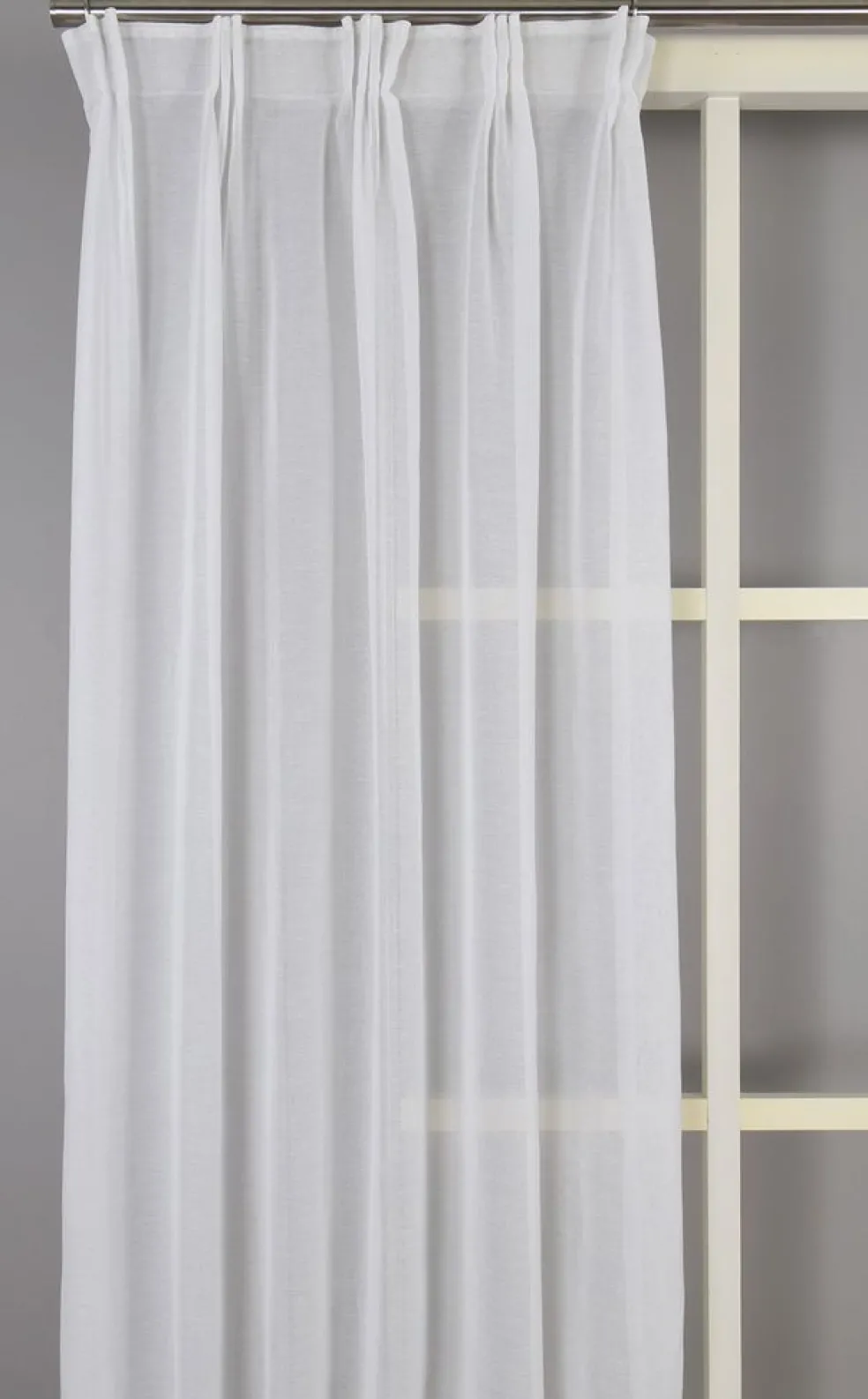 Madison offwhite gardin 2x140x280cm - Hotellgardiner