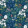 Midsommardans blå kuddfodral