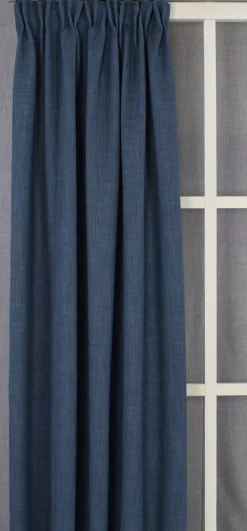 Milo denim gardiner – Tidlös design med fin struktur