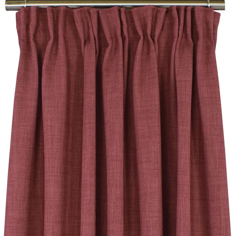 Milo marsala gardiner - Tidlös design med fin struktur