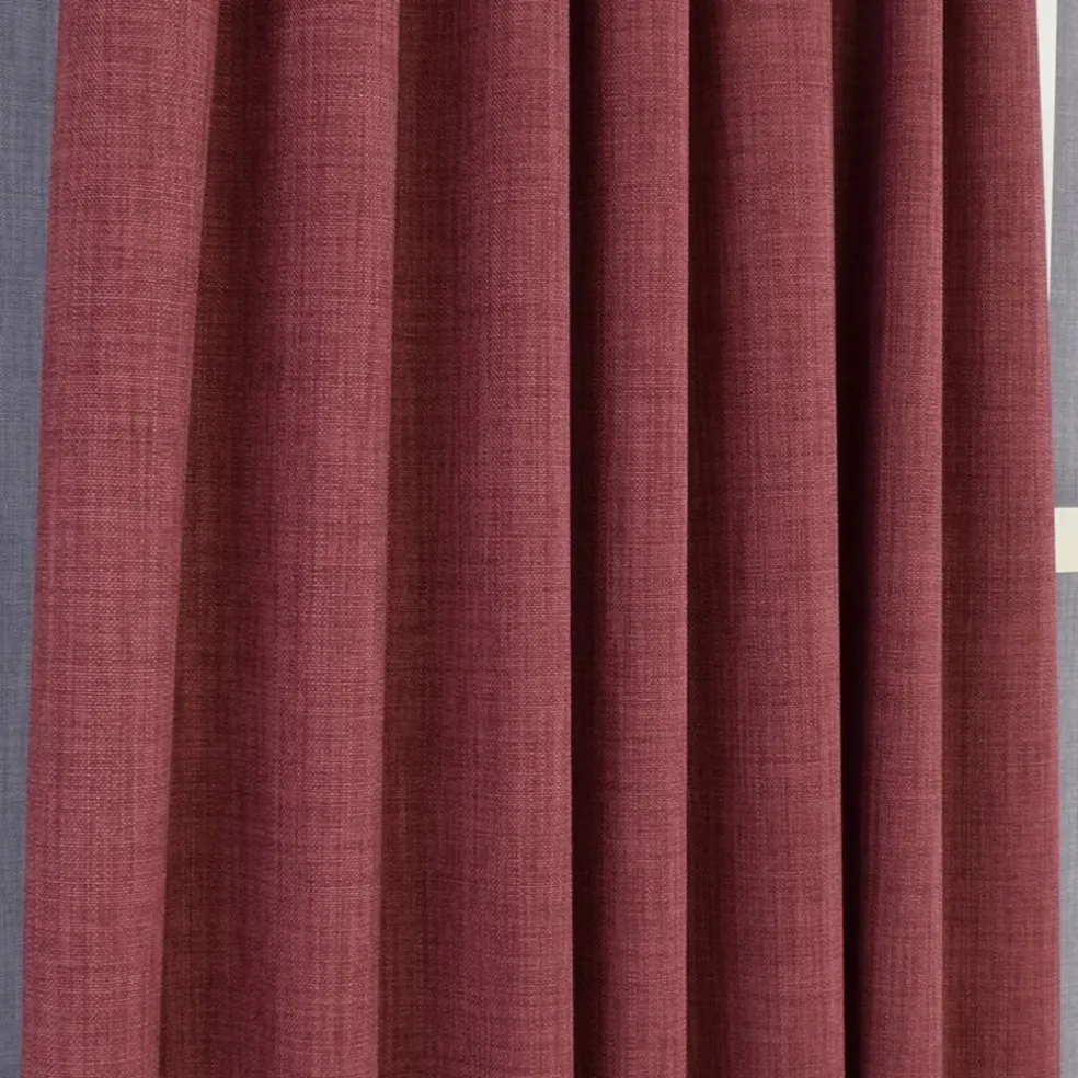Milo marsala gardiner - Tidlös design med fin struktur