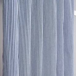 Oskar navy randiga gardiner