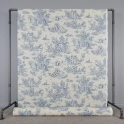 Pastorale tyg med Toile de Jouy mönster
