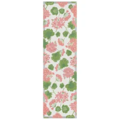 Pelargonia löpare 35X120 - Ekelunds Linneväveri