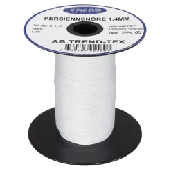 Persiennsnöre 1,4mm vit