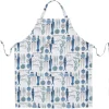 Picknick blå/beige - förkläde från Almedahls