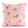 Pippi med vänner – Kuddfodral Rosa