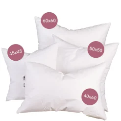 Premium innerkudde 45x45 – Fluffig kudde med dunkänsla