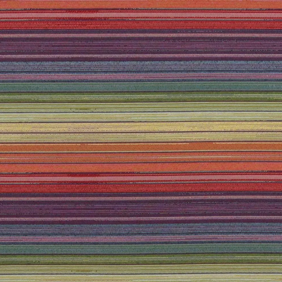Retro stripes randigt multifärgat gobelängtyg