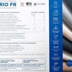 RIO Dark Grey Fuskskinn | Certifierad, Slitstarkt & lättskött