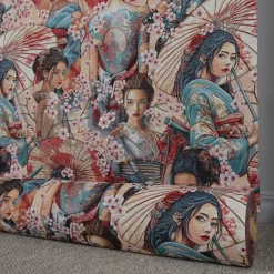 Samurajs gobelängtyg – Japansk design i stark jacquardväv