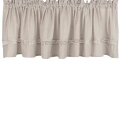 Sanna beige gardinkappa med spets