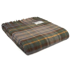 Skotskrutig ullpläd Antique Dress Gordon - 100% Ull, 150x183 cm