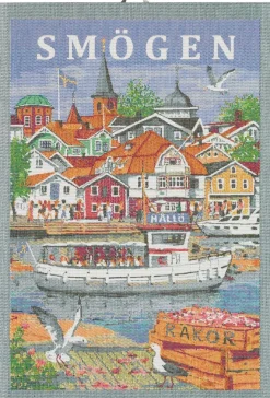 Smögen kökshandduk 35X50 - Ekelunds Linneväveri