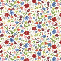 Solbacka blommig bordsduk
