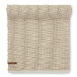 Stria beige-jute löpare 35x120 cm – Bomull & jute