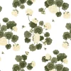 Textilvaxduk Astrid gul pelargoner
